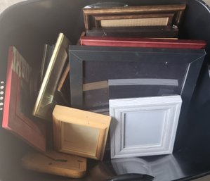 Bucket Of Assorted Sized Frames