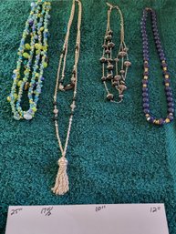 Costume Jewelry Necklace X4