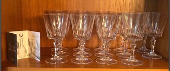 The Dublin Shannon Crystal Glasses X14