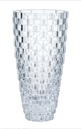 Mikasa Palazzo 12in Crystal Vases X3