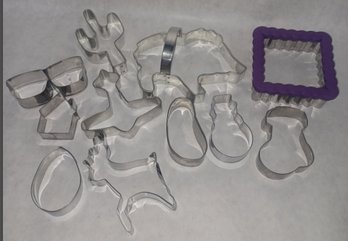 Aluminum Cookie Cutters X 11pcs