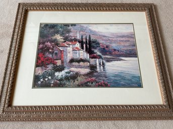 Framed Painting Village