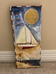 Sail Boat Wall Hanging