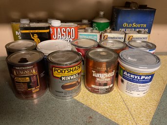 Misc Oils, Stains, And Adhesives