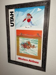 Utah Western Airlines Poster