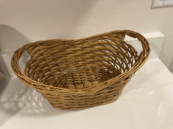 Gold Wicker Basket