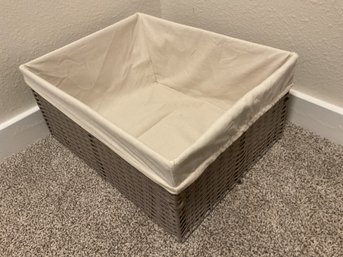 Plastic Wicker Basket