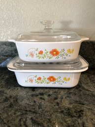 Corning Ware Bakeware Dishes W Lids