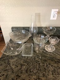 Clear Glass Lot X 10pcs