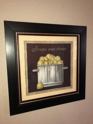 Framed Kitchen Artwork