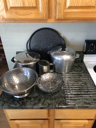 Stock Pots W Lids And More