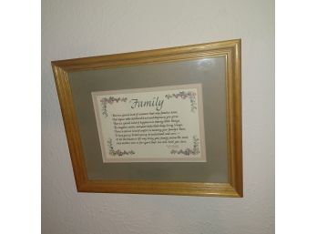 Glenda Campbell 1995 Family Framed Artwork