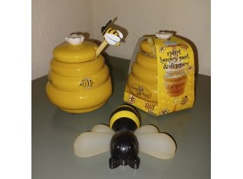 Mini Honey Pots & Dipper