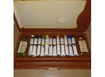 Grumbacher 320 Oil Paint Set In Case