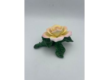 Ceramic Rose Knick Knack 4.5