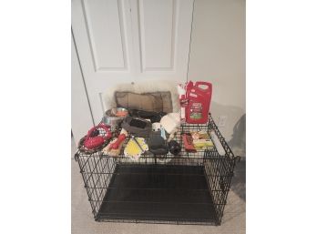 Lage Folding Dog Kennel And Accessories
