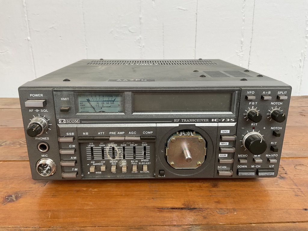 23 Icom HF All Band Transceiver SSB CW AM FM IC-735 #3777 ...
