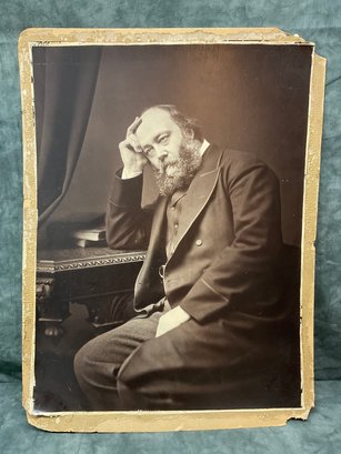 094 Enlarged Portrait Photo Of Robert Gascoyne-Cecil 3rd Marquess Of Salisbury Prime Minister Of UK