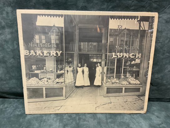 100 Mrs. Preffer's Bakery Black & White Photograph From Puyallup Washington