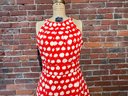 170 Eliza J Nordstroms Red Polka Dot Halter Top Dress