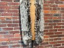200 Vintage Silver Fox Fur Scarf Shawl