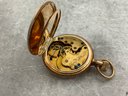 237 Antique 14k Gold Elgin Women's Pocket Watch W/ Monogram 39 Grams