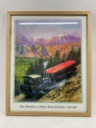 198 The Manitou & Pike's Peak Railway Centennial 1891-1991 Framed Poster