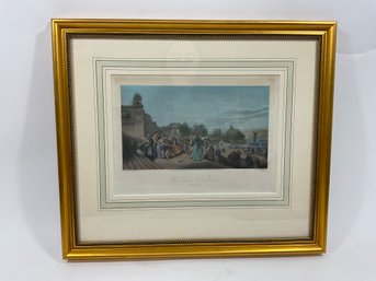199 The Terrace, Central Park, New York City 1872 Framed Lithograph