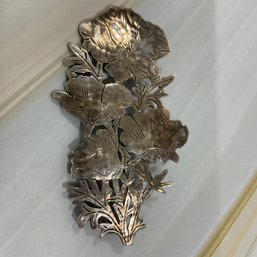 014 Sterling Silver Magnolia Flower Pin Brooch
