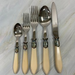 113 Sabre France Stainless Steel Silver Plated Flatware Set Of Five