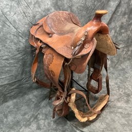 007 Vintage Hereford Full Size Western Horse Saddle