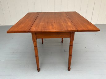 113 Antique Drop Leaf Dining Table