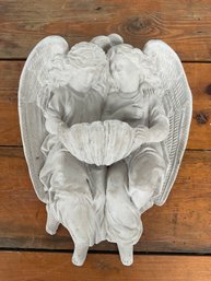 183 Vintage Holy Angels Ornamental Plaster Wall Plaque Decor