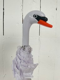 185 Vintage Esschert Designs Swan Standing Umbrella