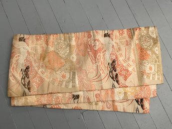 192 Vintage Japanese Silk Embroidered Kimono Obi Wrap Belt