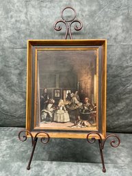 004 Victorian Children Framed Print With Display Stand
