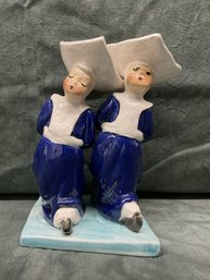 034 1971 Dave Grossman Two Nuns Figurine 6'