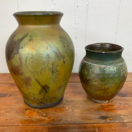 #127RC  Lot Of Two Vintage NW Studio Pottery Signed