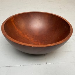 #137RB Large Wooden Salad Serving Bowl Baribocraft Canada 15'