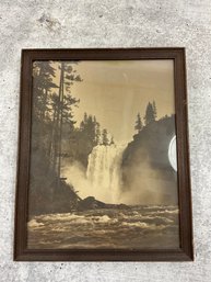 052  1915 Snoqualmie Falls Framed Photograph