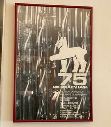 27 Vintage Finland & Riihimaen Lasi (Glass Company) Framed Poster