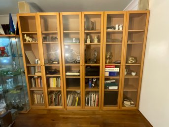 52 Large Three Piece Glass Display Cabinet Case 80'