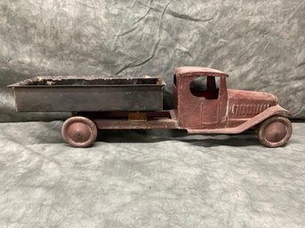138 1920s Turner Cabover Lever Dump Truck Pressed Steel Toy