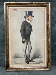 164 Vanity Fair Statesmen No.26 Lord Cairns Framed Print