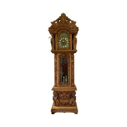 #184 MASSIVE!!!!  GAZO Walnut German Grandfather The 'San Juan Bautista' Oversized Clock Limited Edition RARE