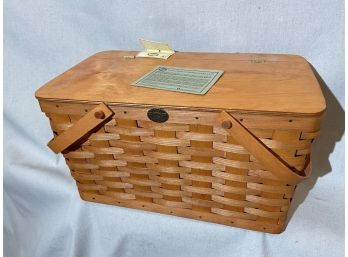 (K15) Peterboro Basket Company Picnic Storage