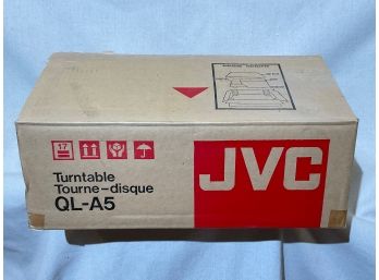 (QA32) JVC Record Player In Box Turntable JVC QL-A5