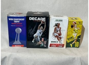 (QA40) Lot Of 4 Collectable WNBA Basketball 3 Bobble And 1 Championship