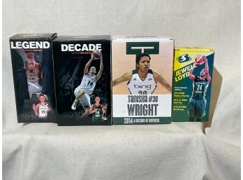 (QA42) Lot Of 4 WNBA Basketball Collectable Bobble Head Figures