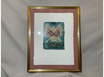 (B53) David Dodsworth Mixed Media Textured Signed Art